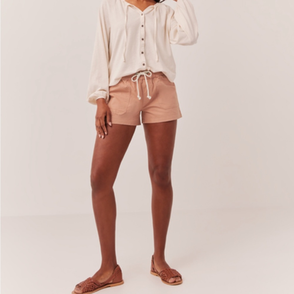 Pact Woven Twill Drawstring Short